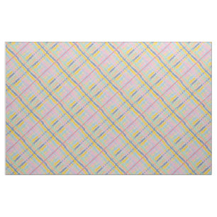 Pink Plaid Fabric