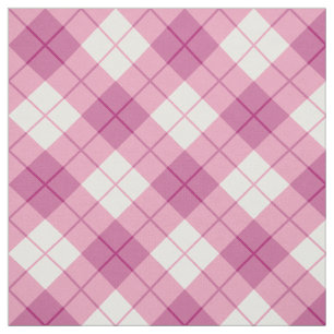 Pink Plaid Fabric