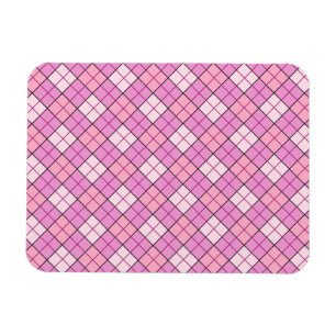 Pink Plaid Magnet