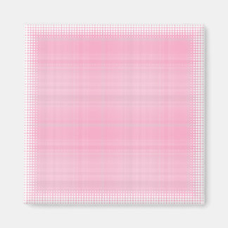 Pink Plaid Magnet
