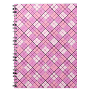 Pink Plaid Notebook