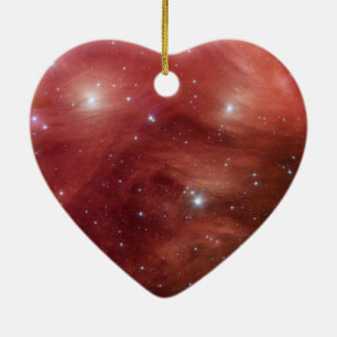 Pink Pleiades Infrared SSC2007 07b Ceramic Tree Decoration