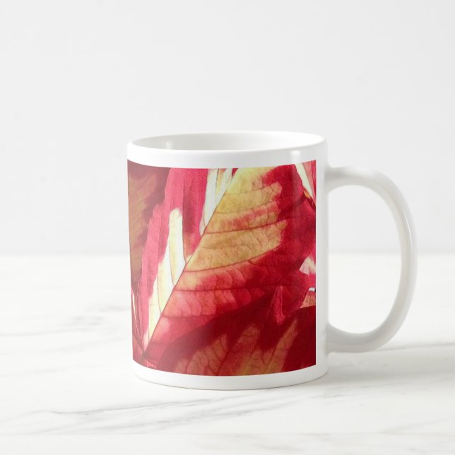 Pink Poinsettia Coffee Mug (Right)