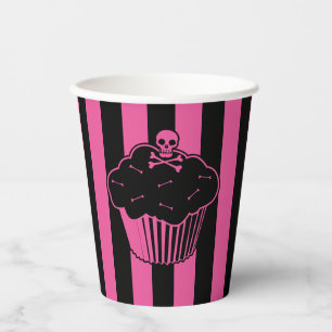 Pink Poison Cupcake Personalised Paper Cups