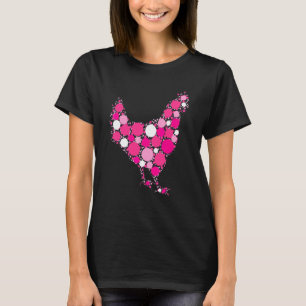 Pink Polka Dot Chicken International Dot Day T-Shirt