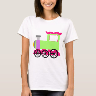 Pink Polka Dot Choo Choo Train T-Shirt