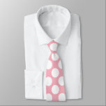 Pink Polka Dot Custom Tie – Elegant Fashion<br><div class="desc">Stand Out with This Charming Pink and White Polka Dot Tie Looking to add a touch of playful sophistication to your wardrobe? This beautiful custom tie is the perfect statement piece to elevate any outfit, whether you're dressing for a wedding, a business meeting, or a special event. Featuring a delightful...</div>