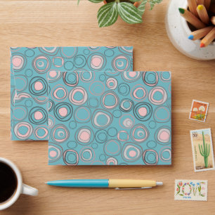 Pink, polka dot envelope