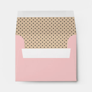 Pink, polka dot envelope