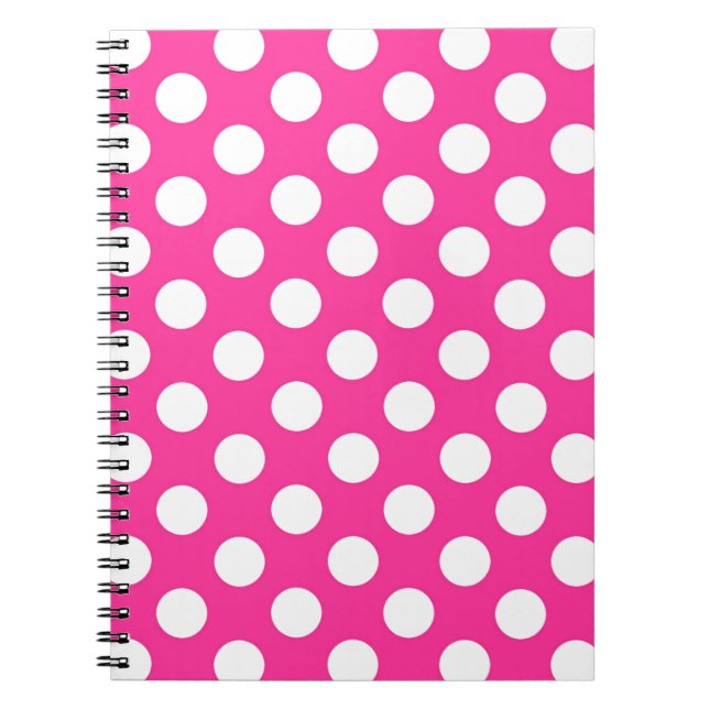 Pink Polka Dot Notebook (Front)
