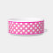 Pink Polka Dot Personalised Small Dog Bowl