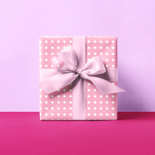 Pink Polka Dot Wrapping Paper