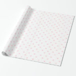 Pink polka dot wrapping paper<br><div class="desc">Light pink polka dot wrapping paper</div>