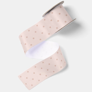 Pink Polka Dots Baby Shower Satin Ribbon