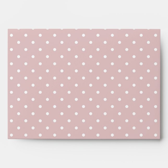 Pink Polka Dots Birthday Envelopes (Front)