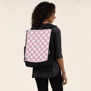 Pink Polka Dots, Polka Dot Pattern, Dots, Dotted Backpack
