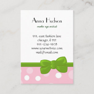 Pink Polka Dots, Polka Dot Pattern, Dots, Dotted Business Card
