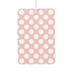 Pink Polka Dots, Polka Dot Pattern, Dots, Dotted Car Air Freshener