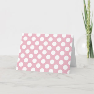 Pink Polka Dots, Polka Dot Pattern, Dots, Dotted Card