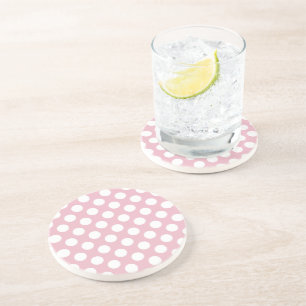 Pink Polka Dots, Polka Dot Pattern, Dots, Dotted Coaster