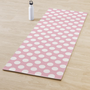 Pink Polka Dots, Polka Dot Pattern, Dots, Dotted Yoga Mat