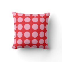 Pink Polka Dots Red