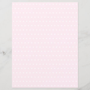 Pink Polka Dots Scrapbook Paper