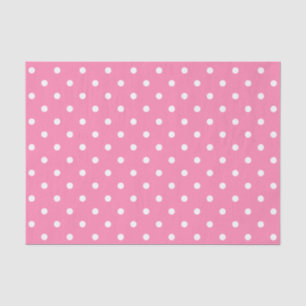 Pink Polka Dots Tissue Paper