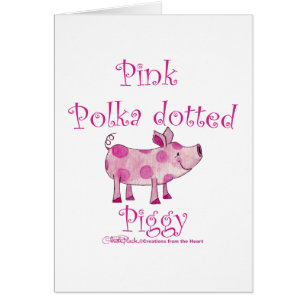 Pink Polka dotted Piggy