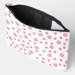 Pink Polka Socks Accessory Pouch