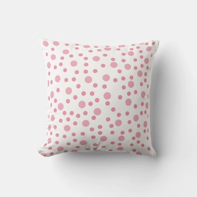 Pink Polka Socks Cushion (Front)