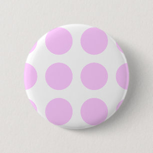 Pink Polka Spots 6 Cm Round Badge