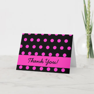 Pink Polkadot thank you