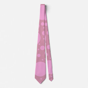 Pink Polkadots fashion Tie