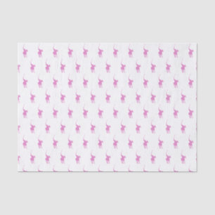 Pink Polo Player Tissue Paper