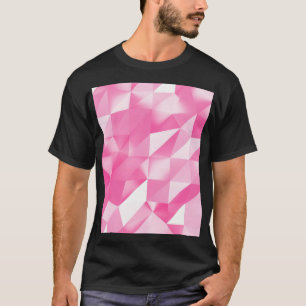 Pink polygon background: abstract 3D rendering T-Shirt