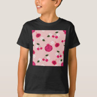 Pink Pomegranate Fruit Cherry Floral Daisy Sticker