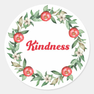 Pink Pomegranate Spiritual Stickers - Kindness