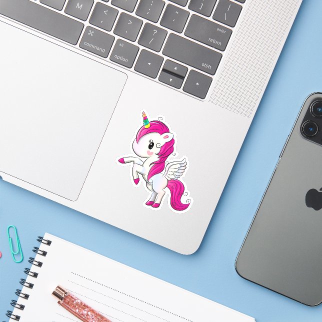Pink Pony (Laptop w/ iPhone)