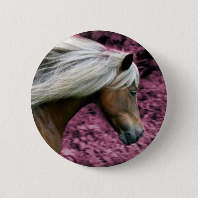 Pink Pony 2 6 Cm Round Badge (Front)