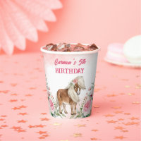 Pink pony birthday giddy up cowgirl party