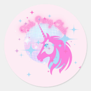 Pink Pony Club Classic Round Sticker