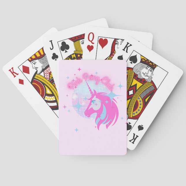 Pink Pony Club Playing Cards (Back)