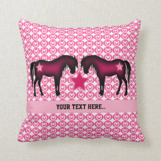 Pink Pony Personalised Cushion