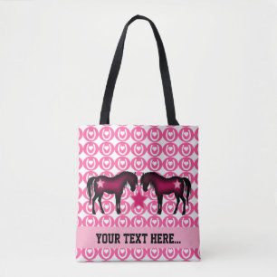 Pink Pony Personalised Tote Bag