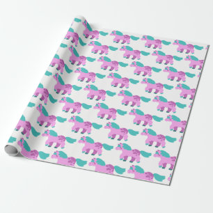 Pink Pony Wrapping Paper