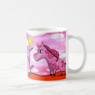 Pink Pony Yellow Pony Happy Mug