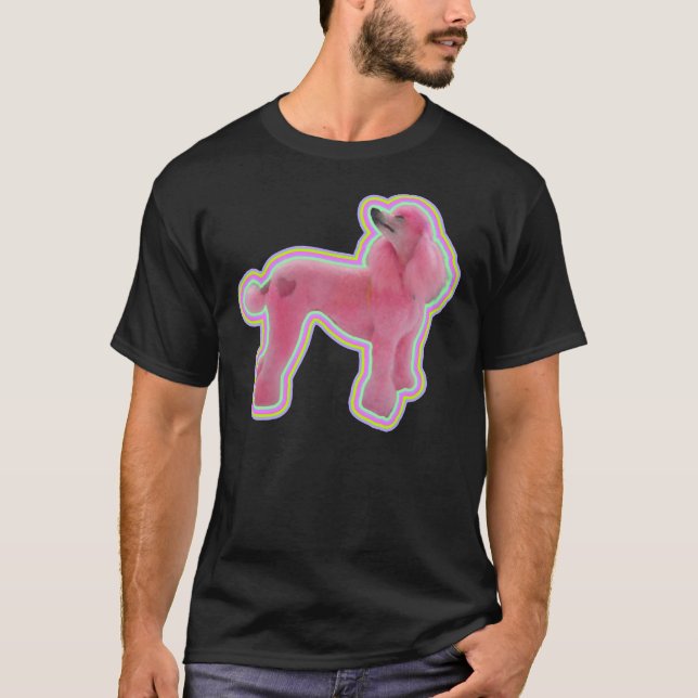 Pink Poodle Classic T-Shirt (Front)