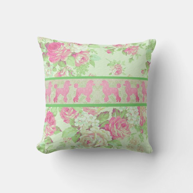 Pink Poodle Cushion (Front)