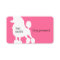 Pink Poodle Dog Groomer Business Card